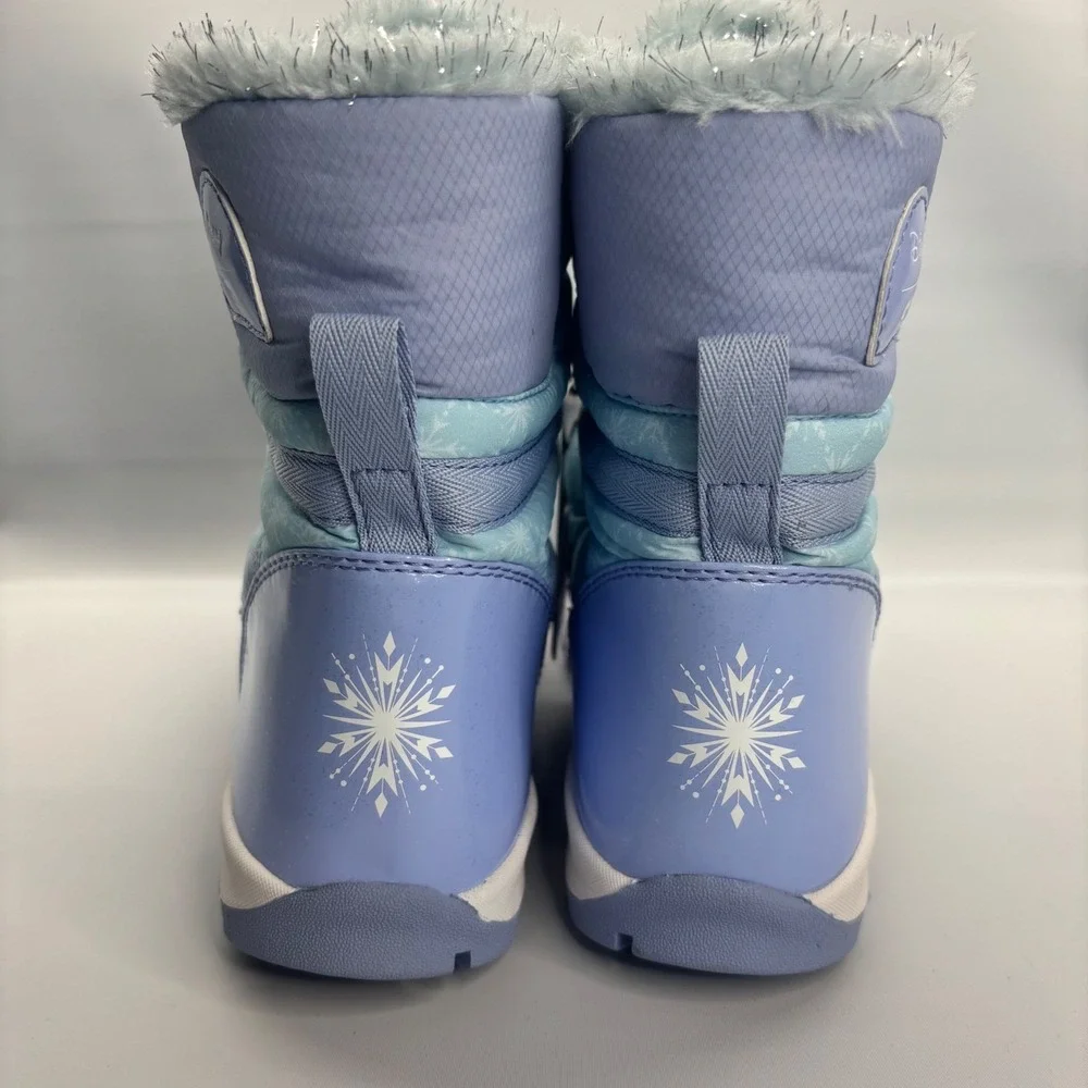 Disney X Sorel Frozen II Snow Boots Women 7‎ Blue Waterproof Faux Fur LY3665-535